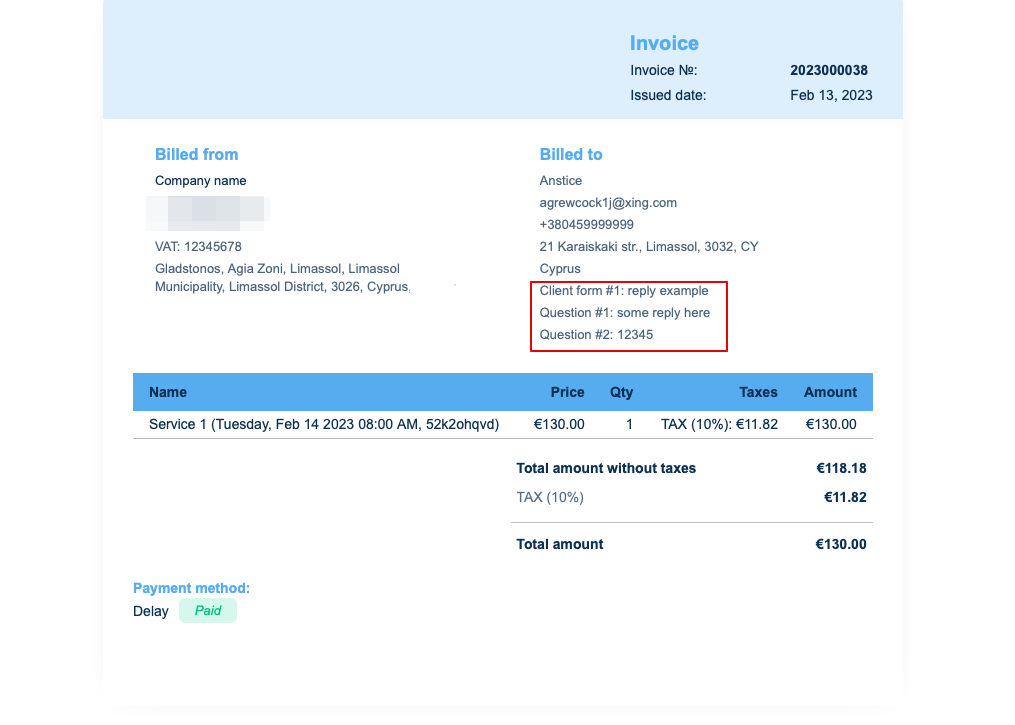 Sbpay printed invoice example with client fields and intake forms.png