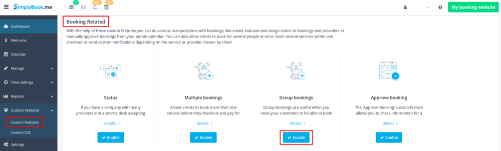 Group bookings enable path.png