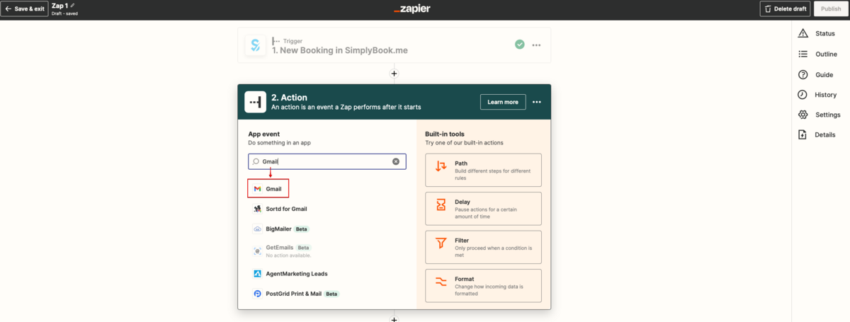 Zapier redesigned gmail as action app.png