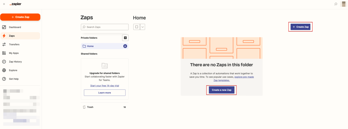 Zapier redesigned create new zap from dashboard.png