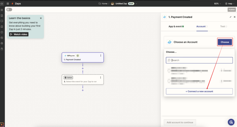File:Connect sbpay account path in zapier.png