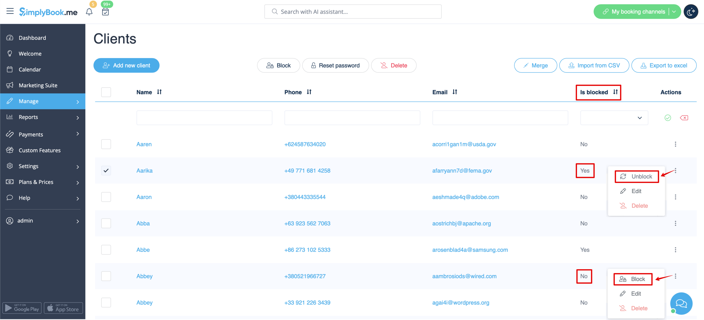 Client Login custom feature - Client Login custom feature - SimplyBook.me